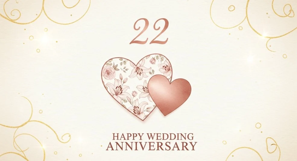 Heartfelt 22nd Wedding Anniversary Wishes