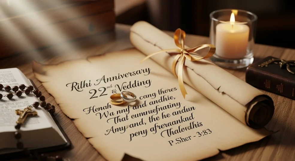 Religious 22nd Wedding Anniversary Blessings