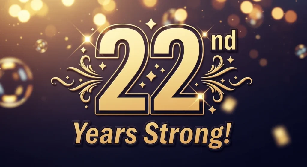 Short & Snappy 22nd Anniversary Texts