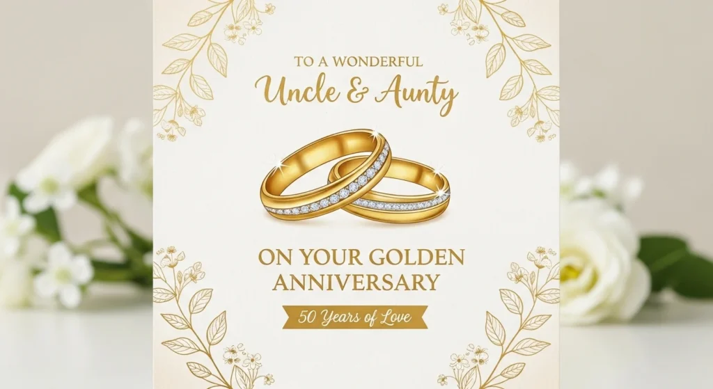 Anniversary Wishes for Long-Married Uncle and Aunty
