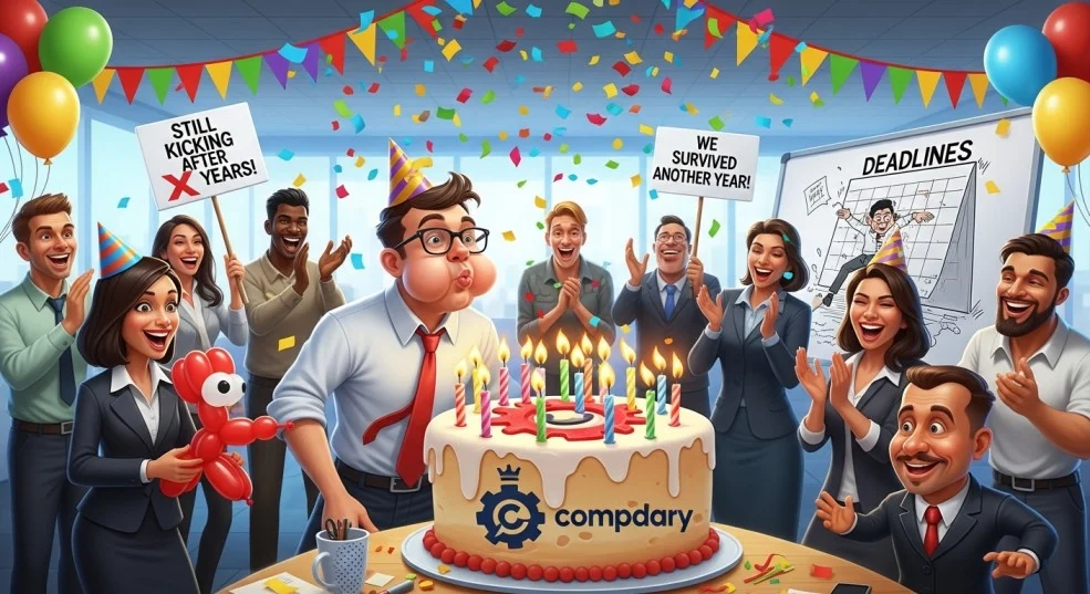 Funny Company Anniversary Wishes