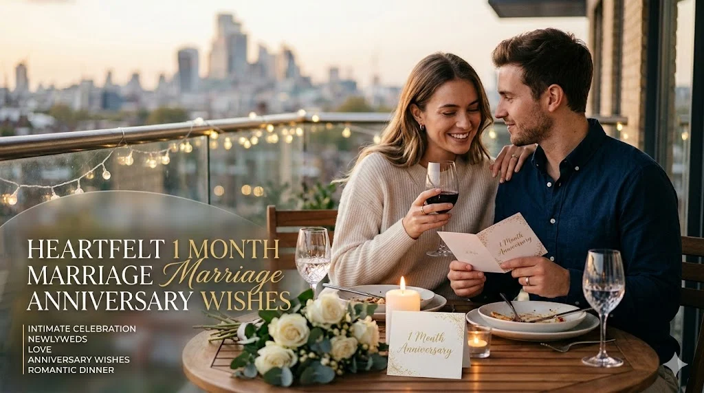 Heartfelt 1 Month Marriage Anniversary Wishes