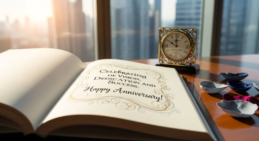 Inspirational Company Anniversary Wishes