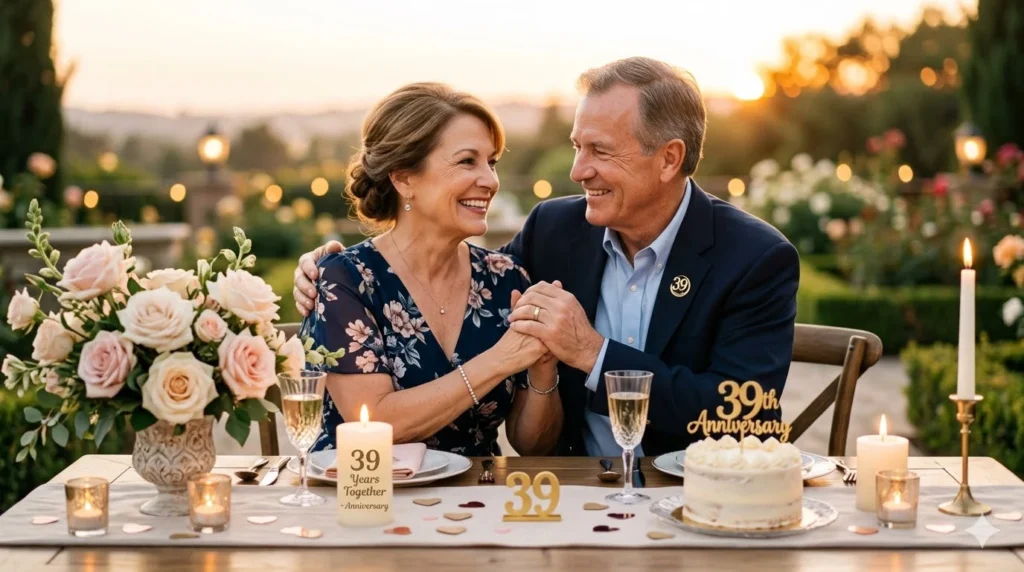 Romantic 39th Anniversary Quotes for Husband or Wife