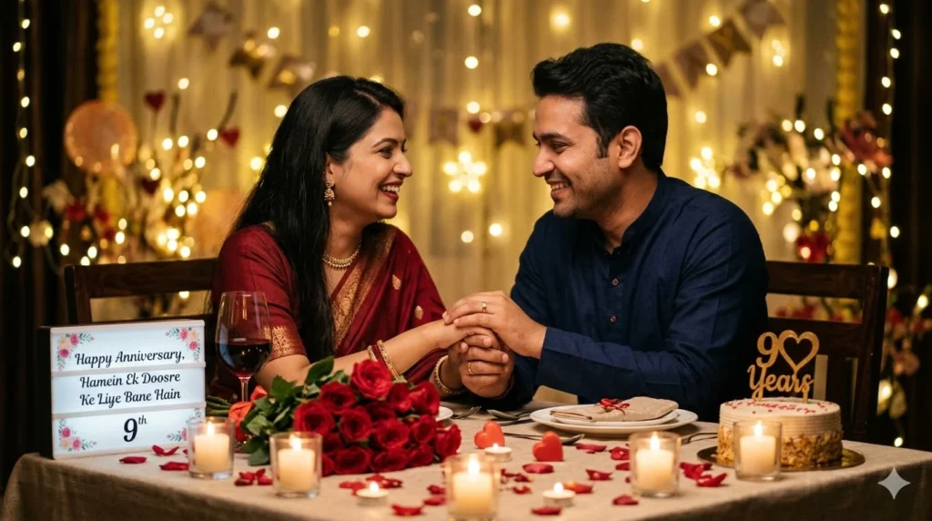 Romantic Anniversary Wishes in Hindi