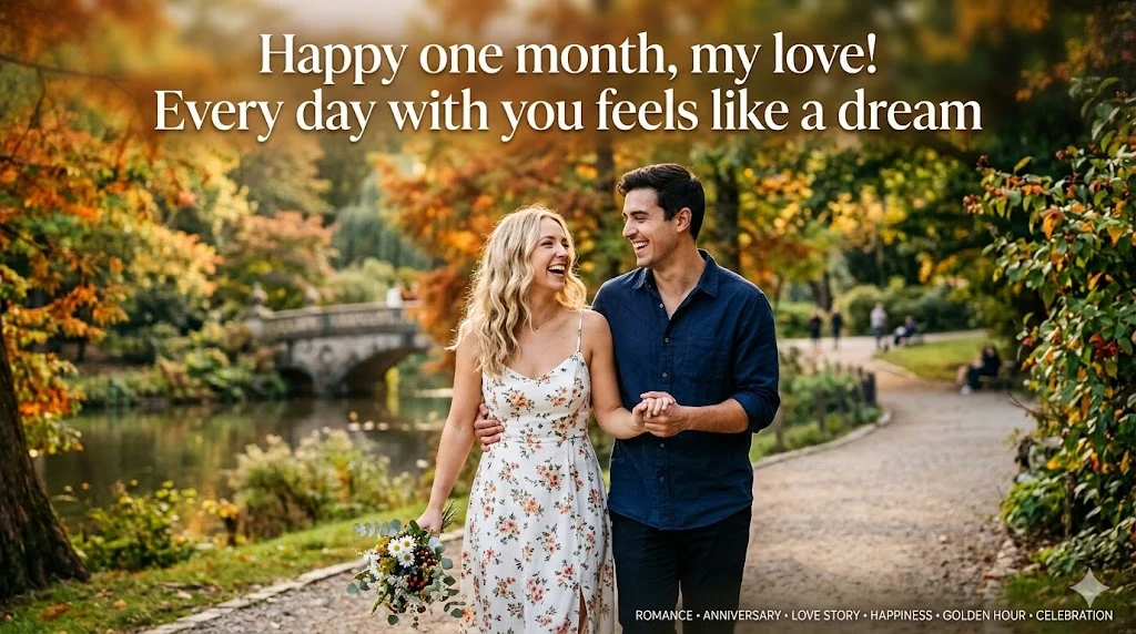 Sweet 1 Month Marriage Anniversary Wishes