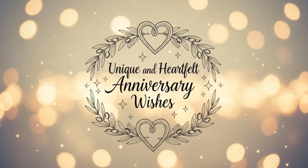 Unique and Heartfelt Anniversary Wishes
