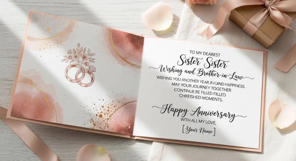 Wedding Anniversary Wishes for Sister from Sister