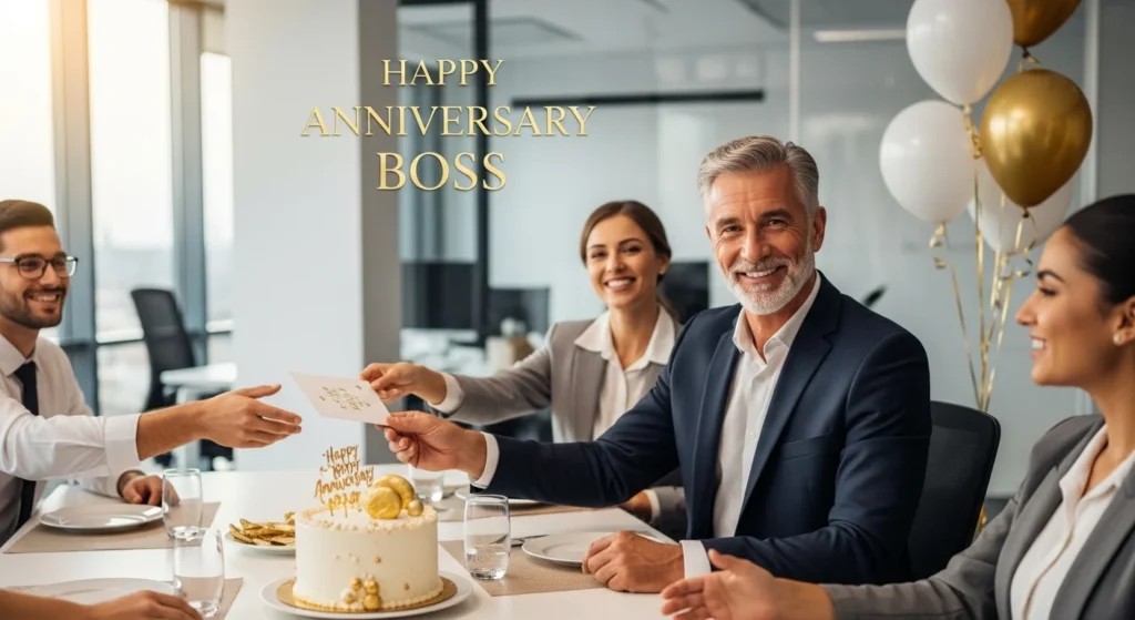 Best Anniversary Wishes for Boss Sir