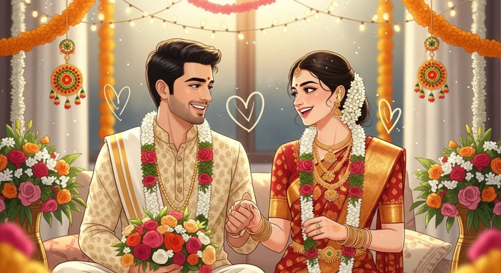 Cute Wedding Anniversary Wishes in Telugu