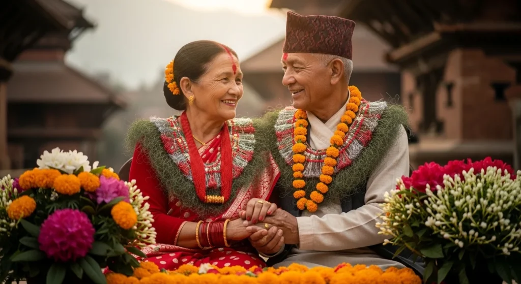 Emotional Anniversary Wishes for Parents in Nepali