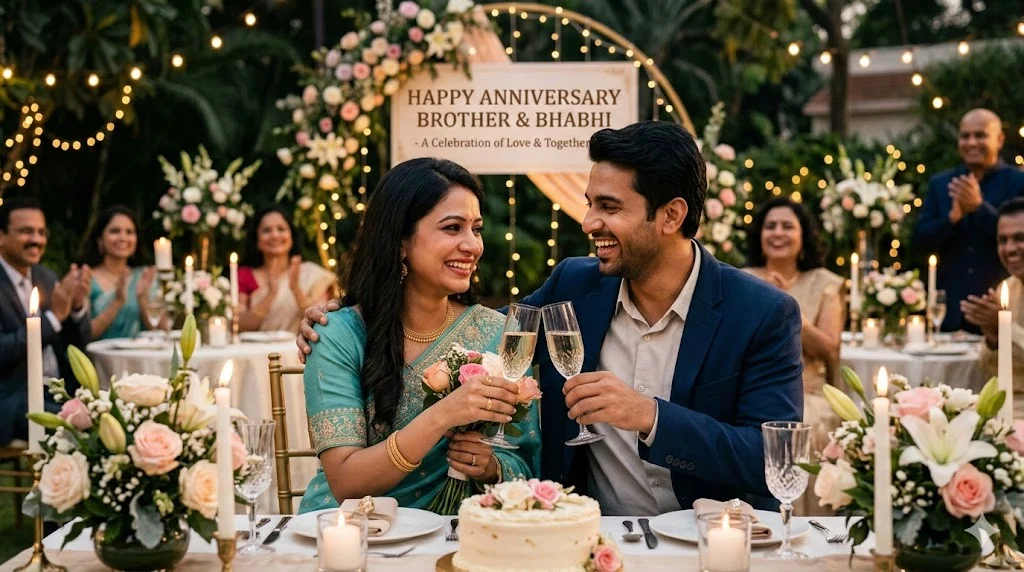 Emotional Wedding Anniversary Wishes for Brother & Bhabhi