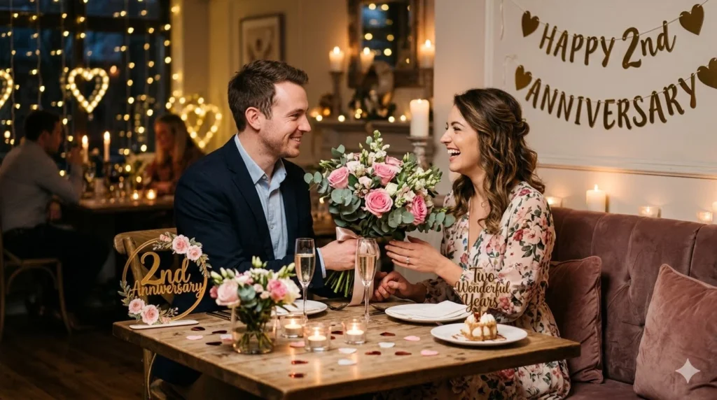 Heartfelt 2nd Anniversary Wishes for Wife