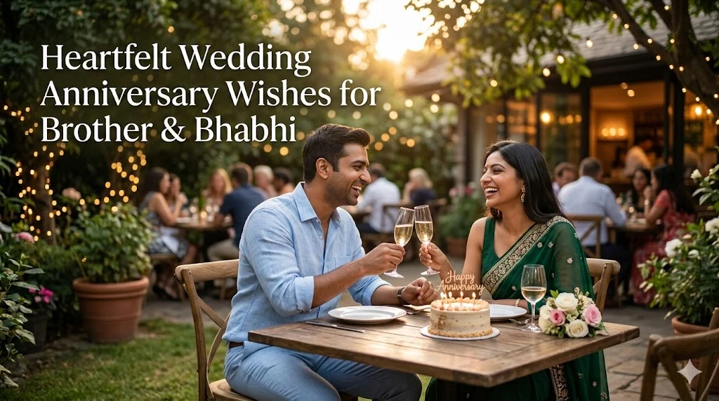 Heartfelt Wedding Anniversary Wishes for Brother & Bhabhi