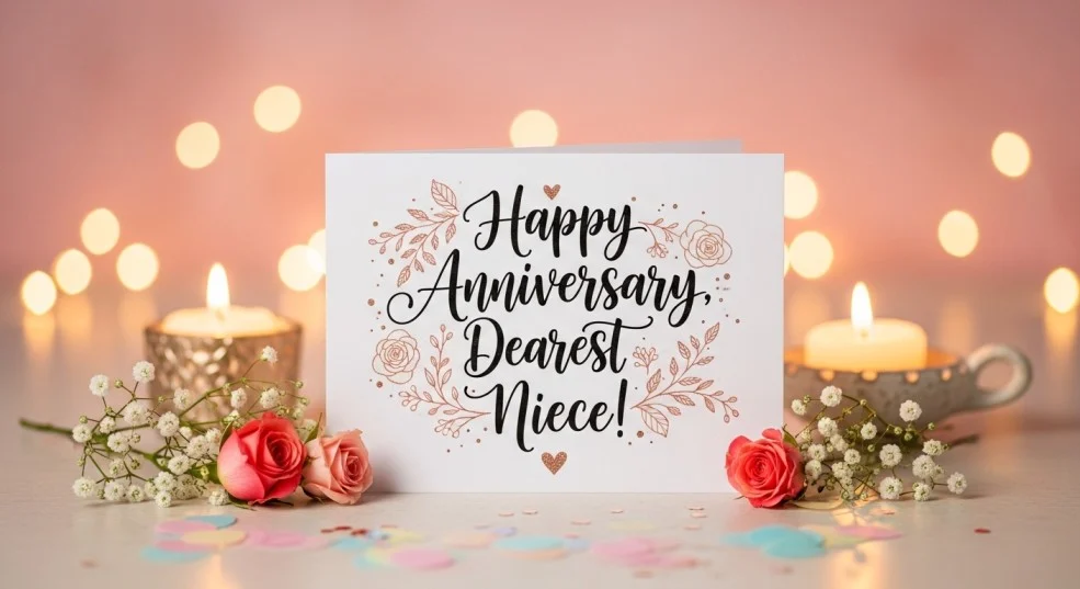 Short Anniversary Wishes for Niece