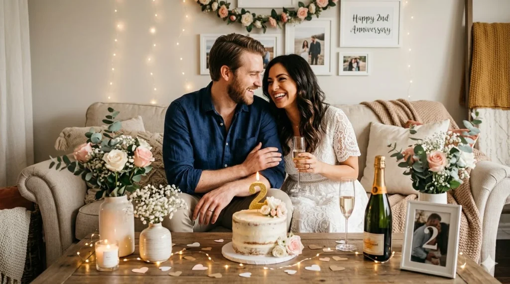 Short and Sweet 2nd Anniversary Wishes for Wife