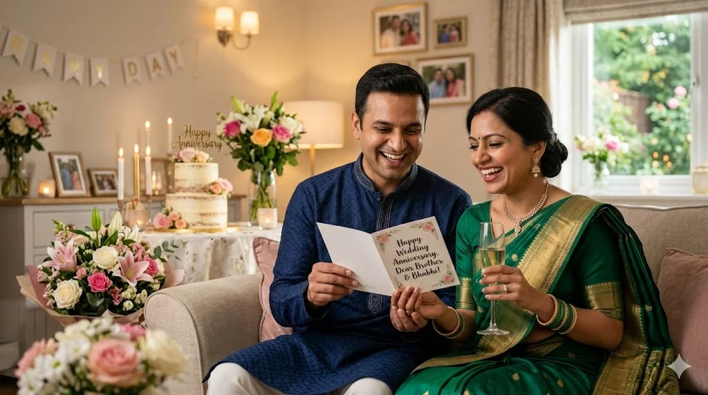 Wedding Anniversary Wishes for Brother & Bhabhi