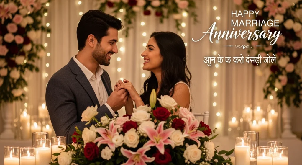 Happy marriage anniversary both of you meaning in hindi