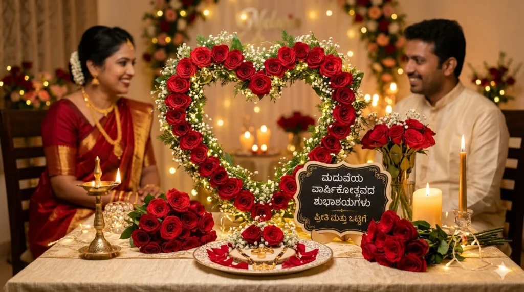 Romantic Wedding Anniversary Wishes in Kannada
