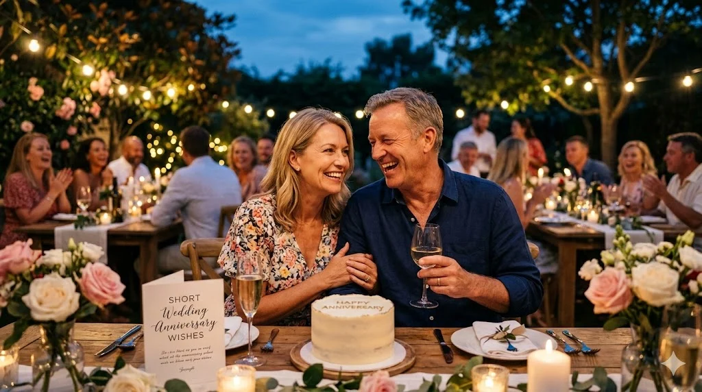 Short Wedding Anniversary Wishes for Both of You