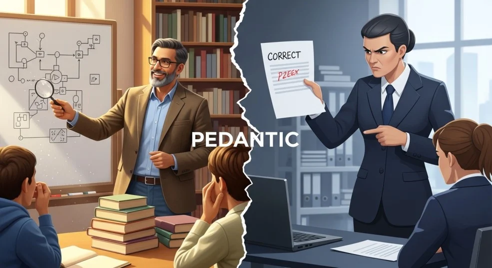 Tone and Context Is Pedantic Positive or Negative