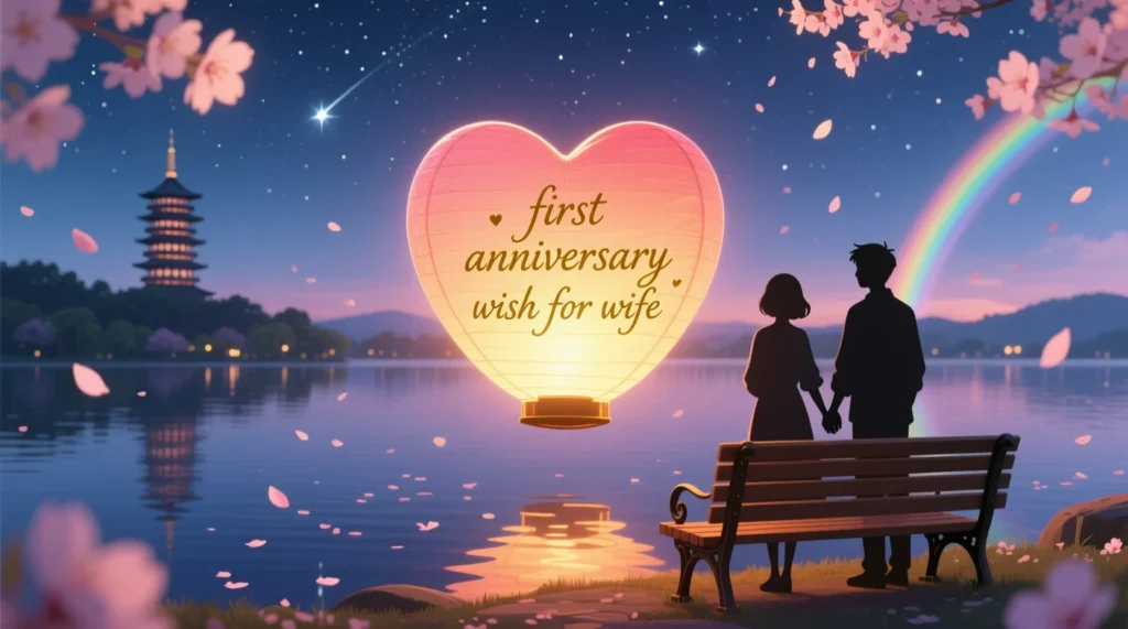 first anniversary wish for wife
