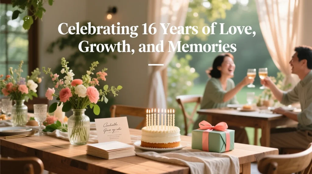 16th Anniversary Celebration Quotes: Romantic & Heartfelt