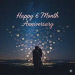 6 month anniversary wish for husband 2025