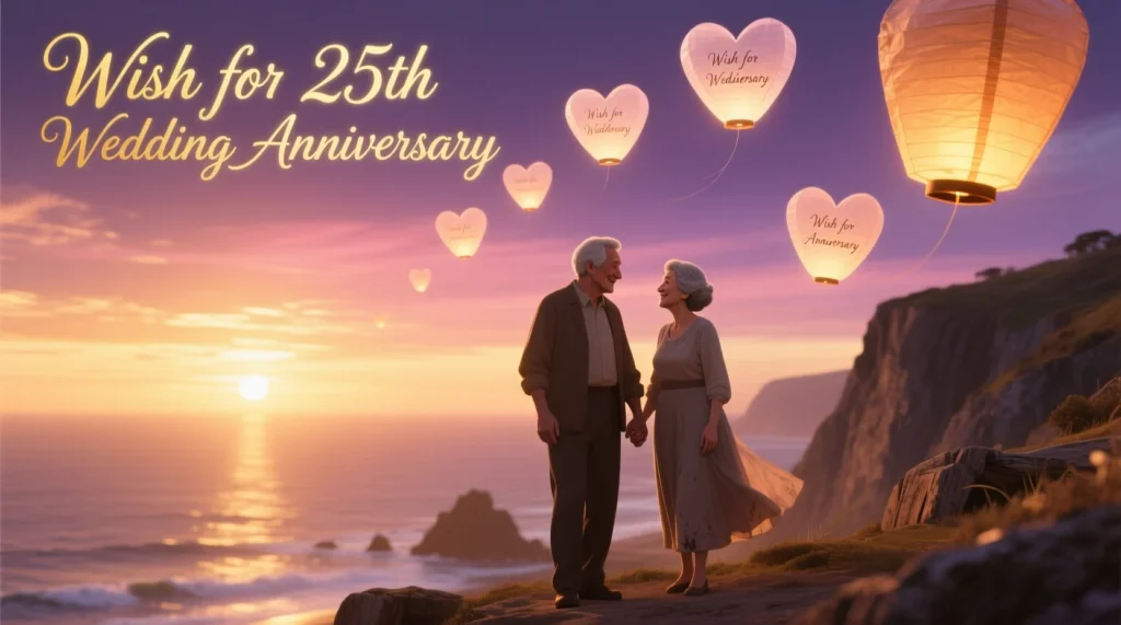 wish for 25th wedding anniversary