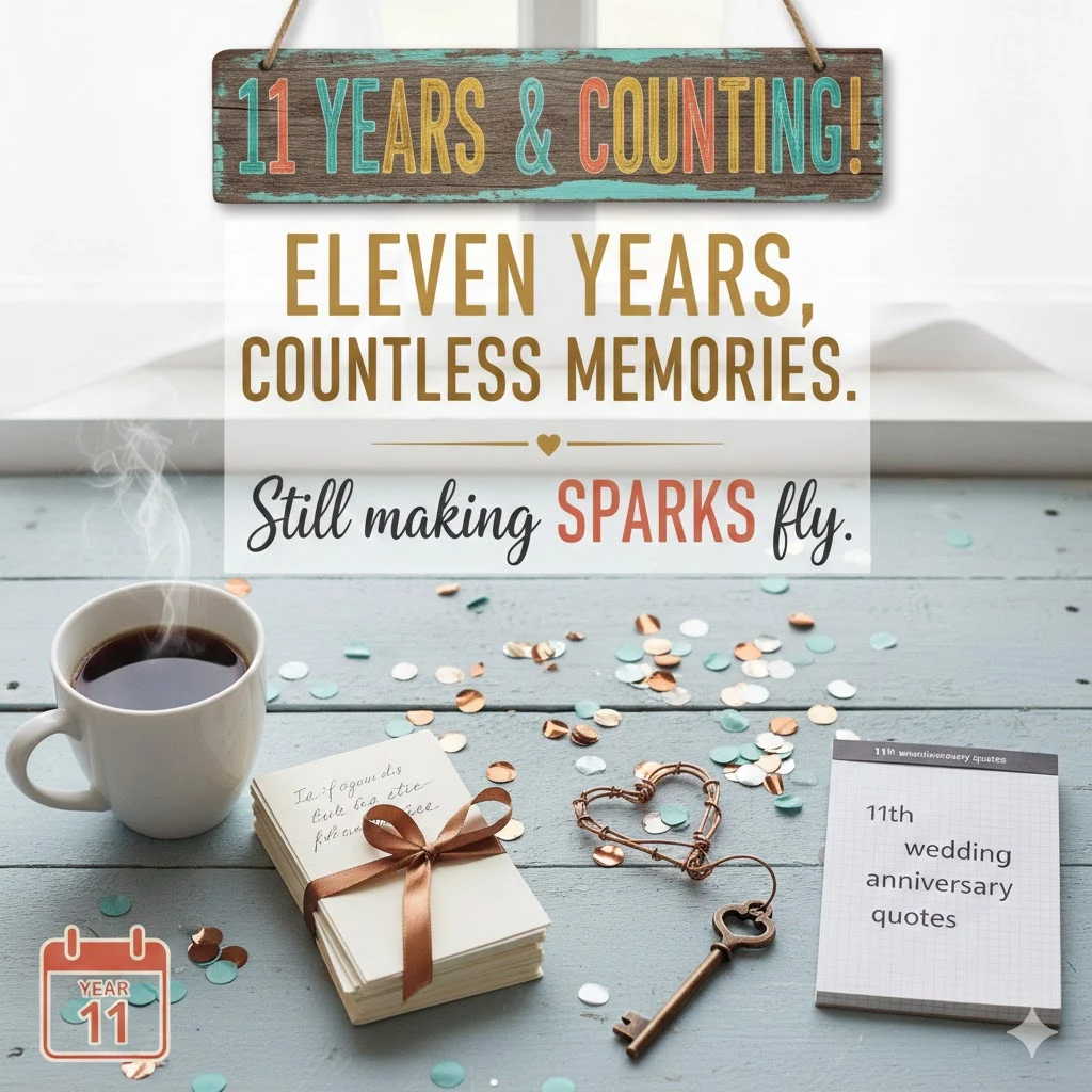 11th wedding anniversary quotes