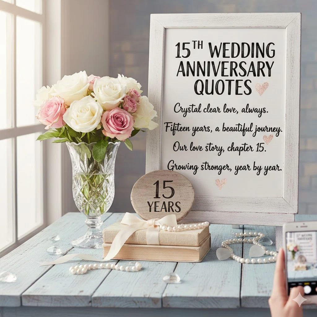 15th wedding anniversary quotes
