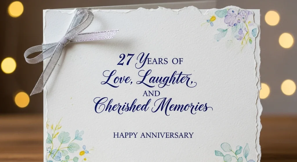 27th Wedding Anniversary Quotes
