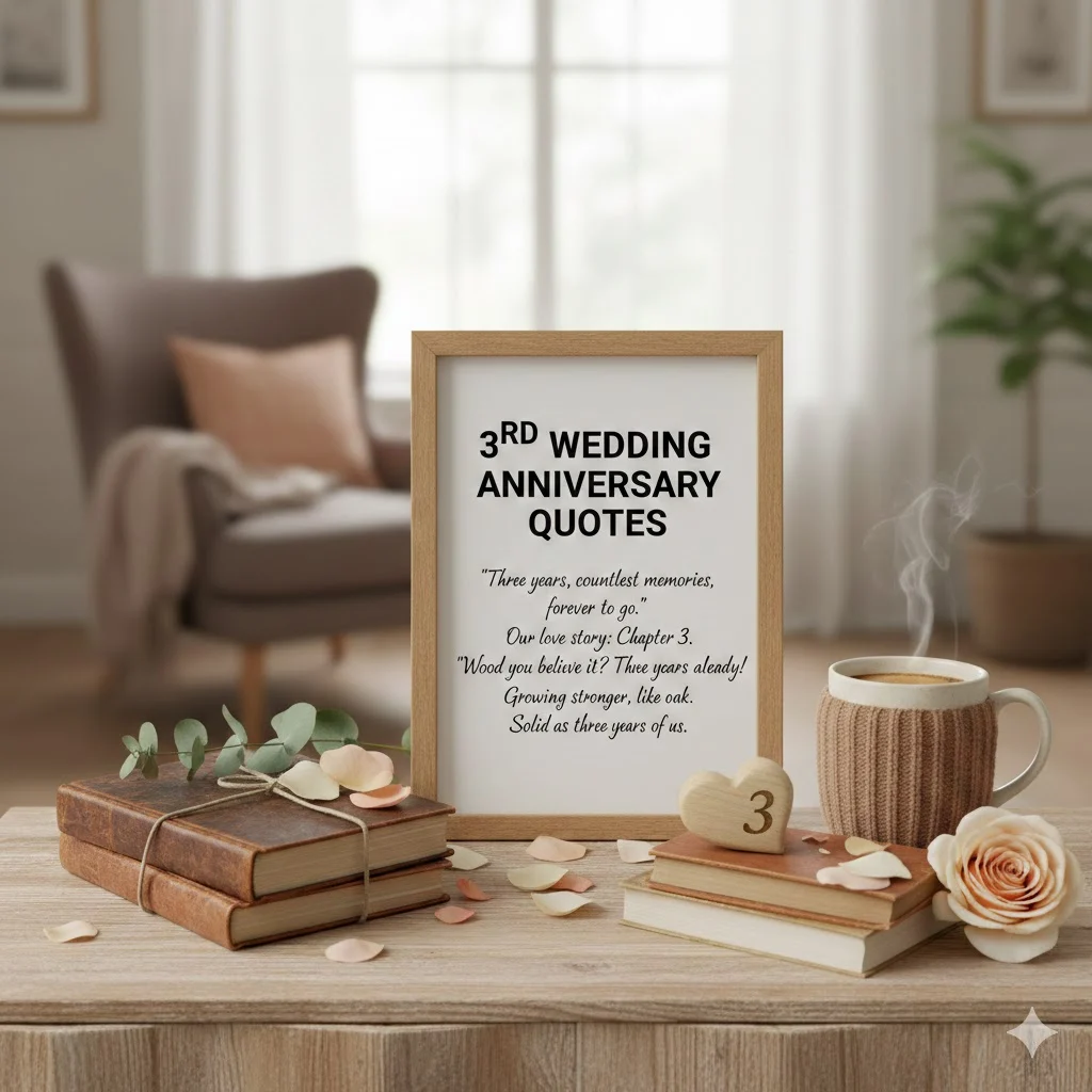 3rd wedding anniversary quotes