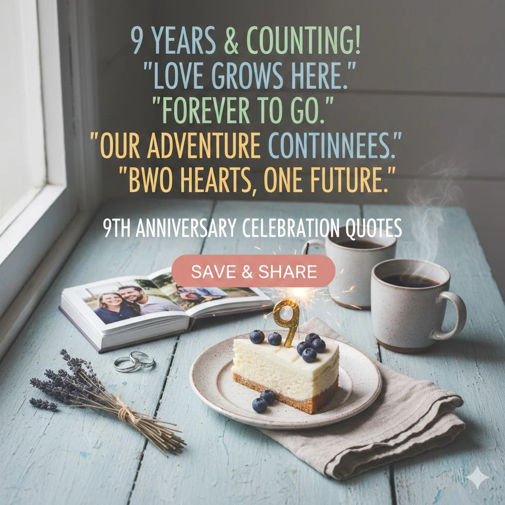 9th anniversary celebration quotes