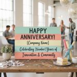anniversary wish for company