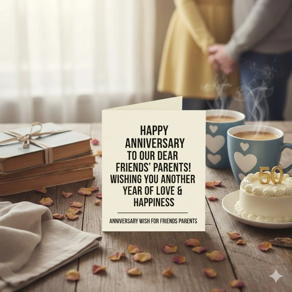 anniversary wish for friends parents