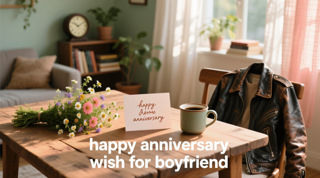 happy anniversary wish for boyfriend