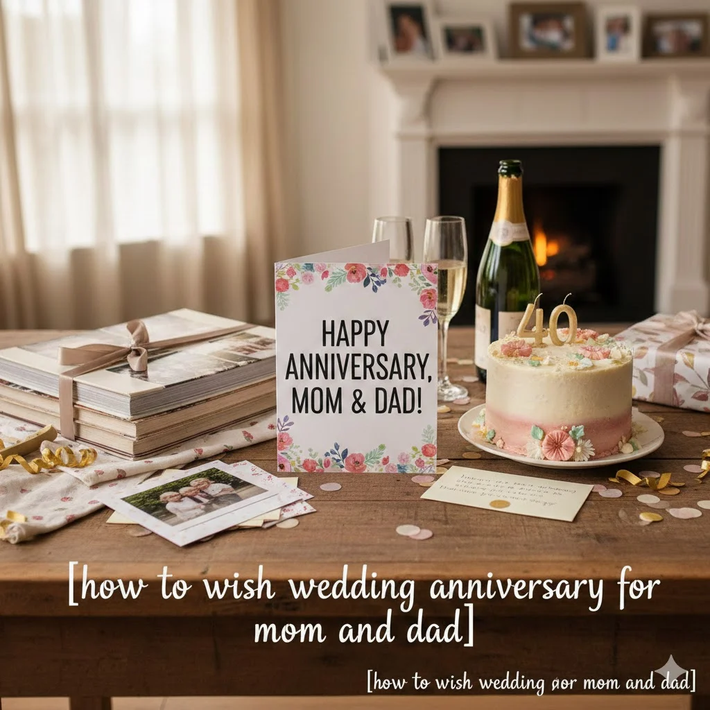 how to wish wedding anniversary for mom and dad