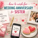 how to wish for wedding anniversary for sister