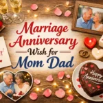 marriage anniversary wish for mom dad