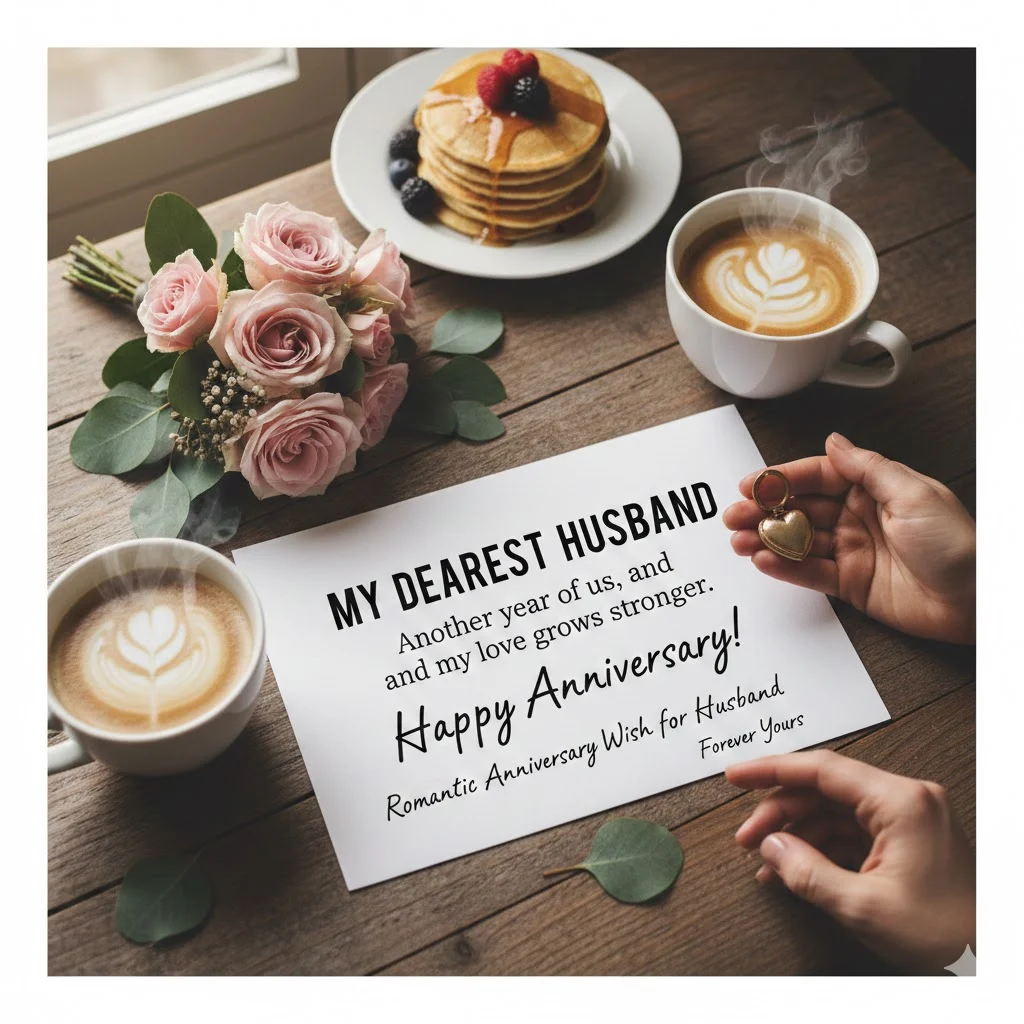 romantic anniversary wish for husband