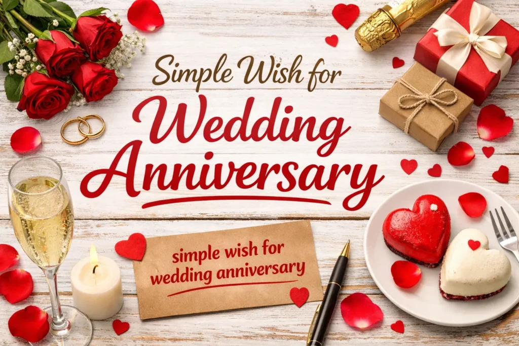 simple wish for wedding anniversary