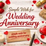 simple wish for wedding anniversary
