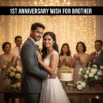 1st anniversary wish for brother