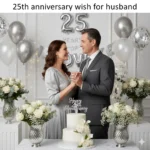 25th anniversary wish for husband