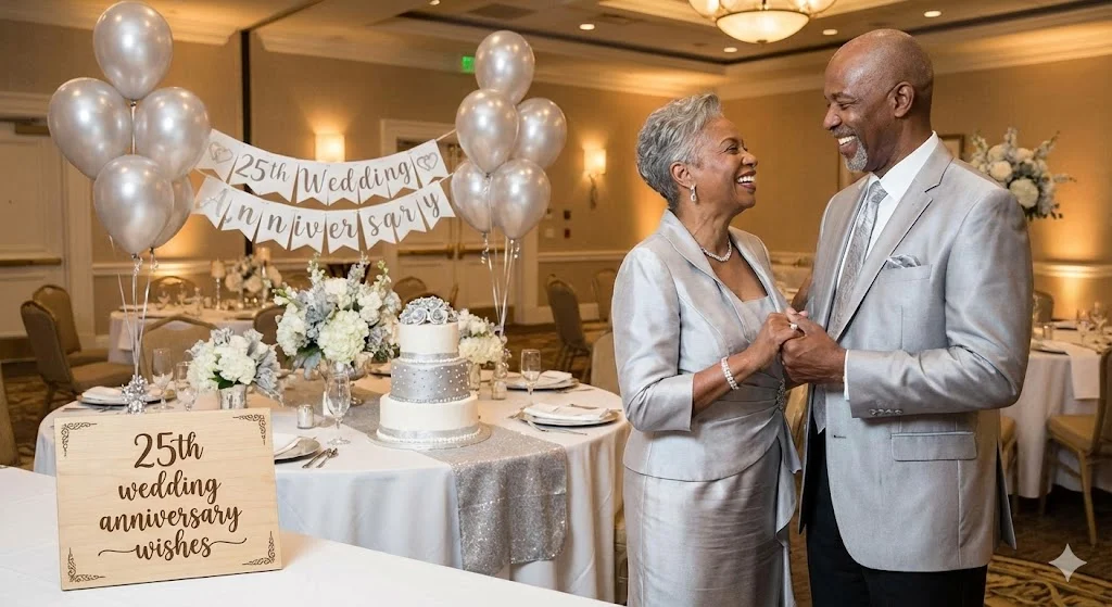 25th wedding anniversary wishes