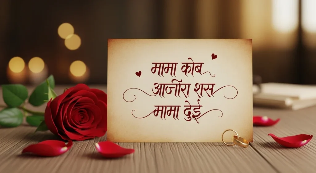 Anniversary Wish for Mom Dad in Nepali