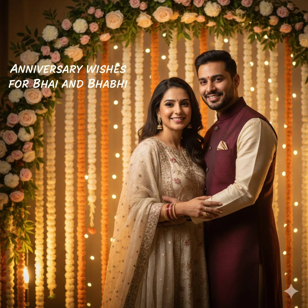 anniversary wish for bhai and bhabhi