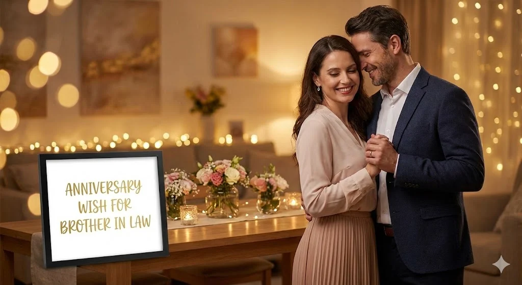 anniversary wish for brother in law