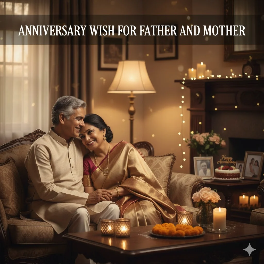 anniversary wish for father and mother